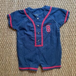 Baby Baseball Romper